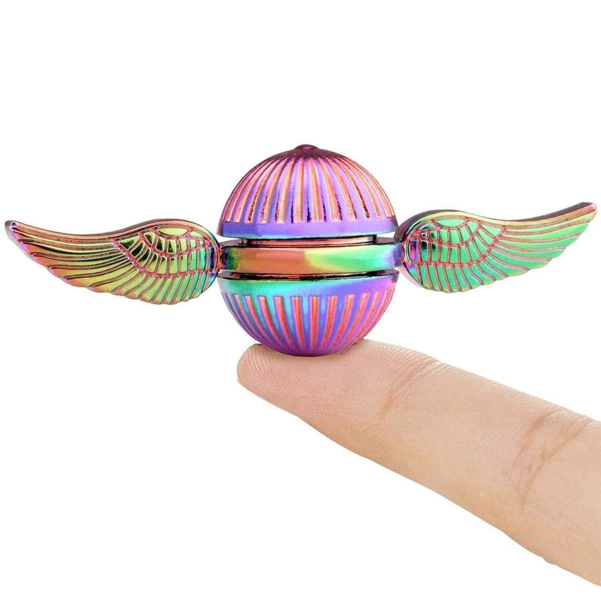 Umnodobn Rainbow Orb Spinner front view with glossy finish for stress relief