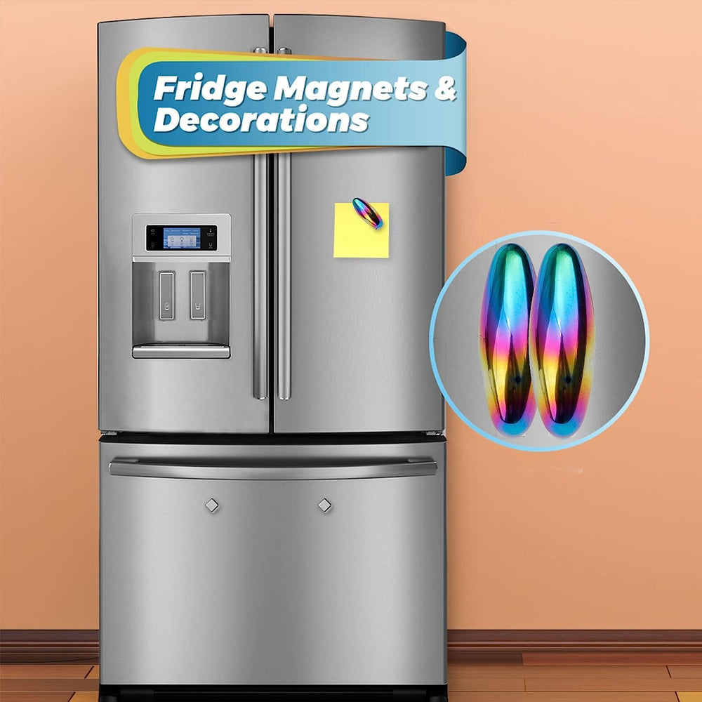 Umnodobn Rattle Magnets Snake Eggs in oil slick finish offering tactile stimulation for focused work.