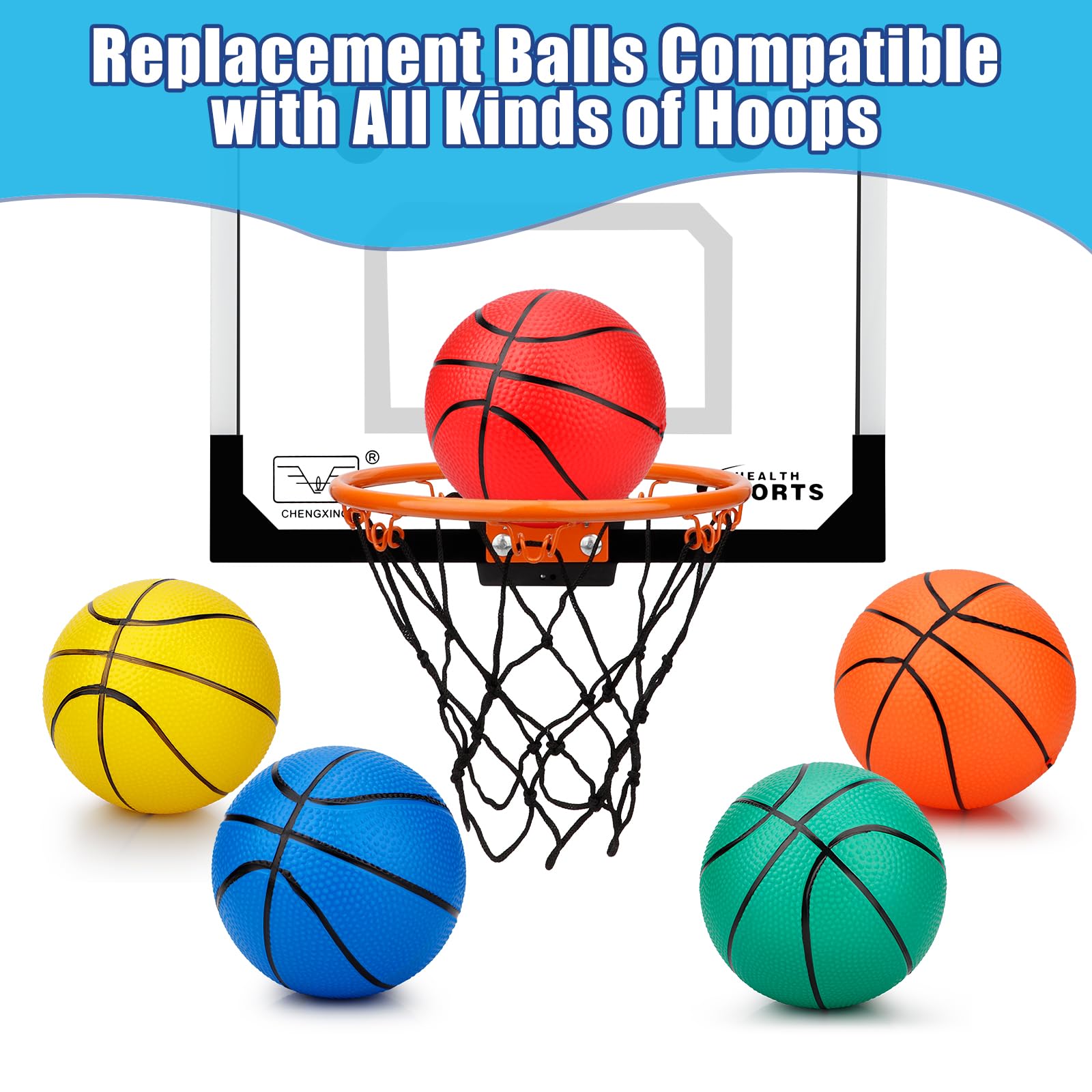 Umnodobn non-toxic foam mini basketball for family safety
