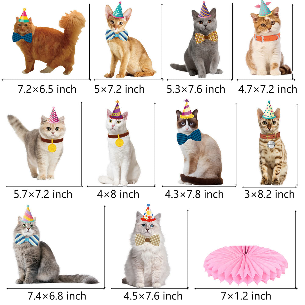 umoni cat honeycomb centerpiece vibrant hues for dessert table