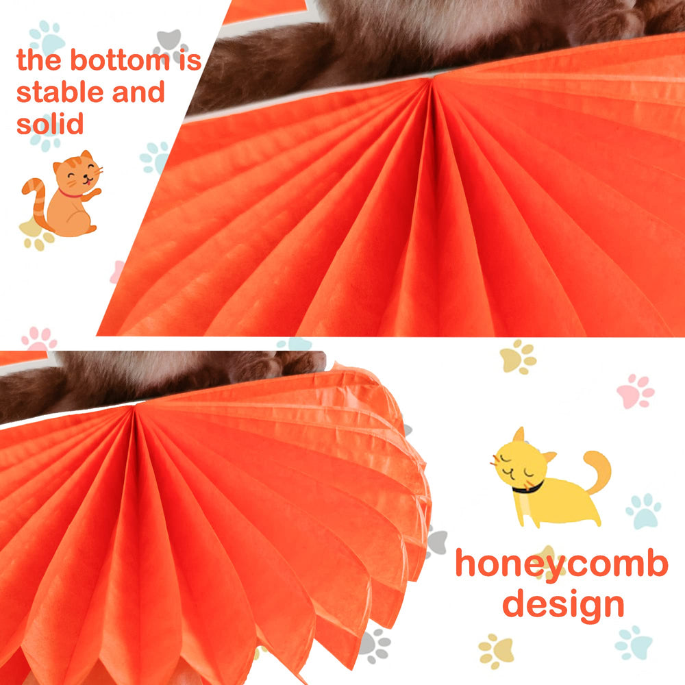 umoni cat honeycomb centerpiece quick setup for festive tables
