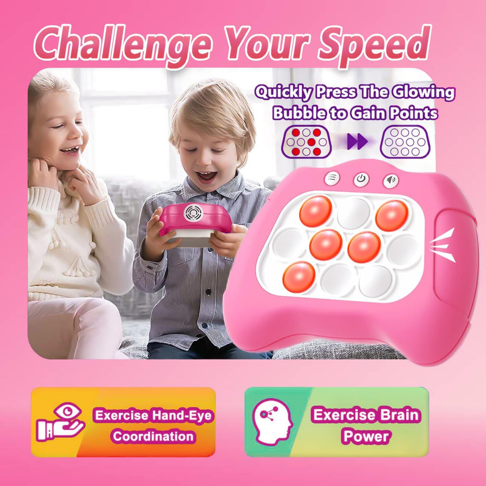 UMQYYMKO light-up bubble toy showcasing four modes to boost focus.