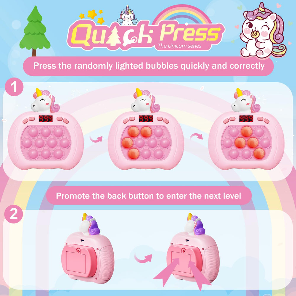UMQYYMKO Pop Game 6-modes display offers diverse play options.