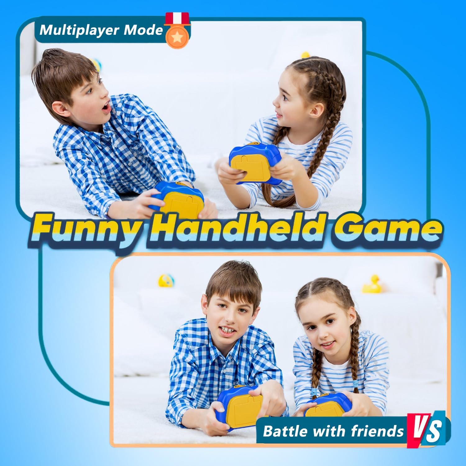 UMQYYMKO Pop Push Blue four-modes display emphasizes versatile play including memory challenges