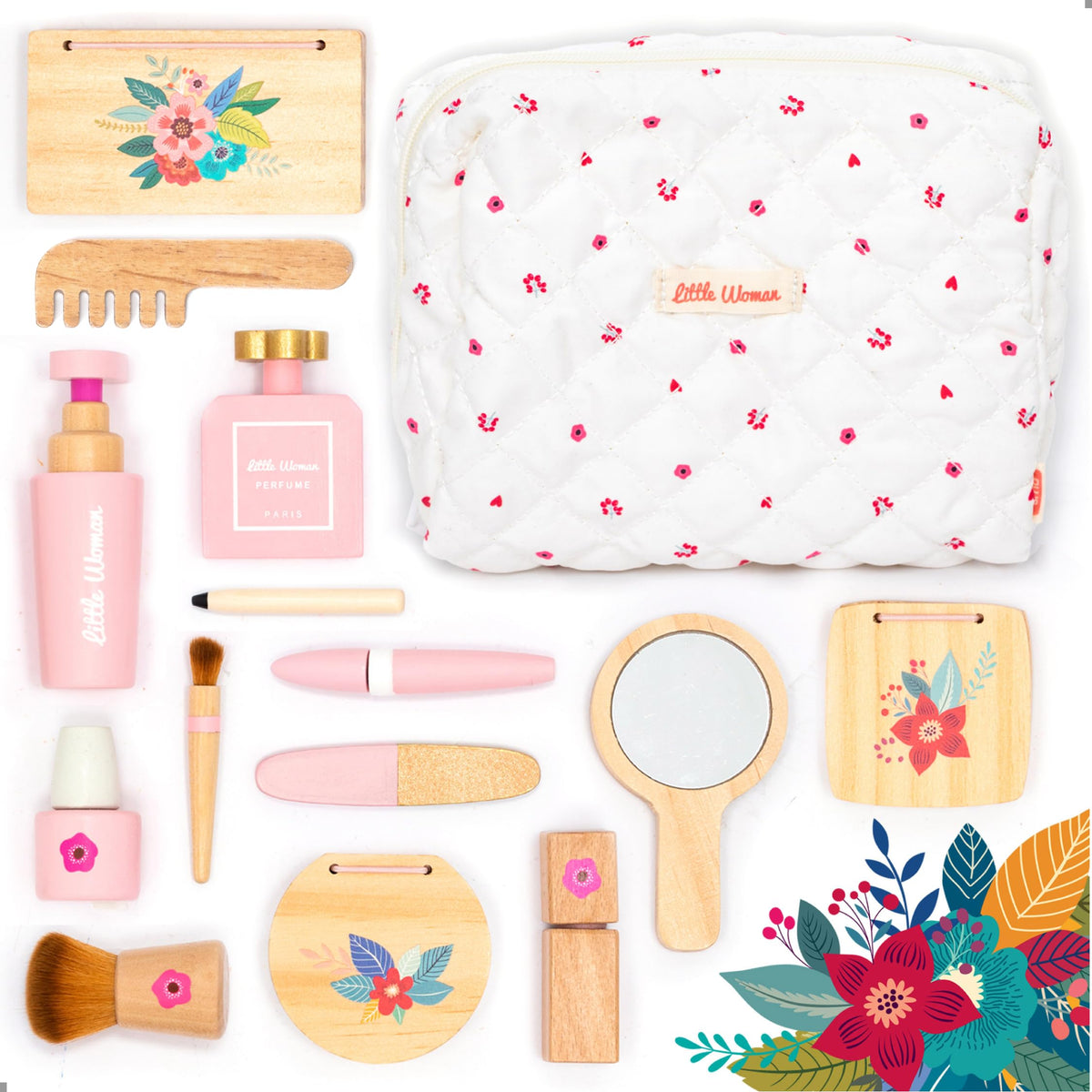 UMU wooden pretend makeup lipstick for safe, imaginative play.