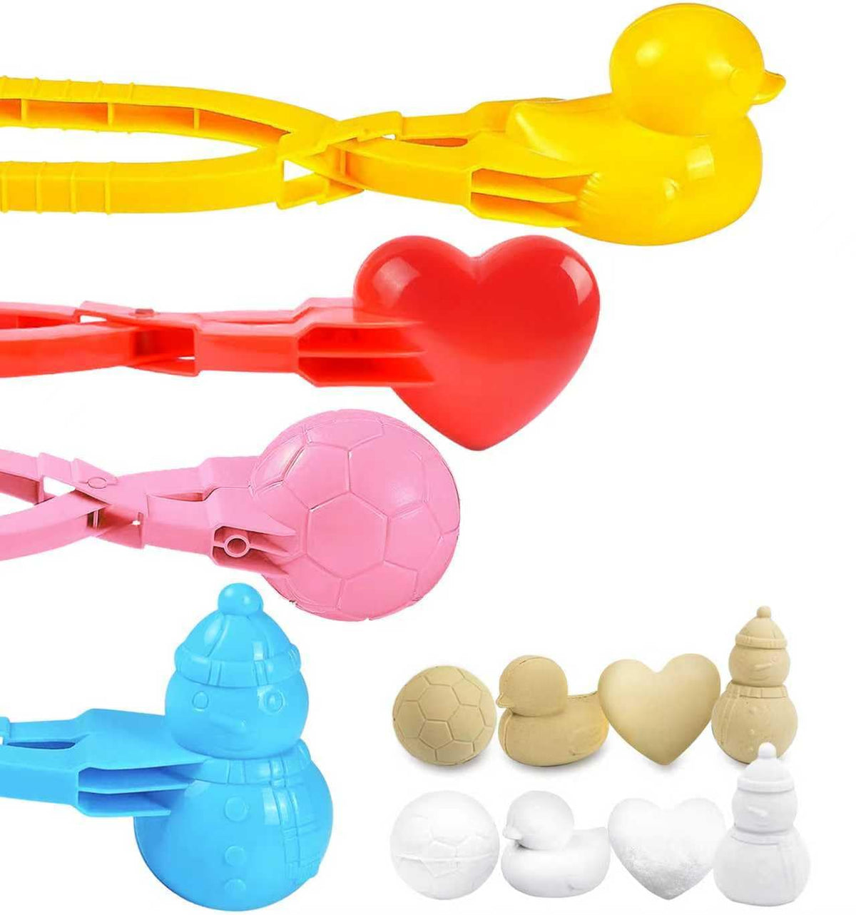 UMUACCAN snowball maker ball shape creates quick, round snowballs for winter play