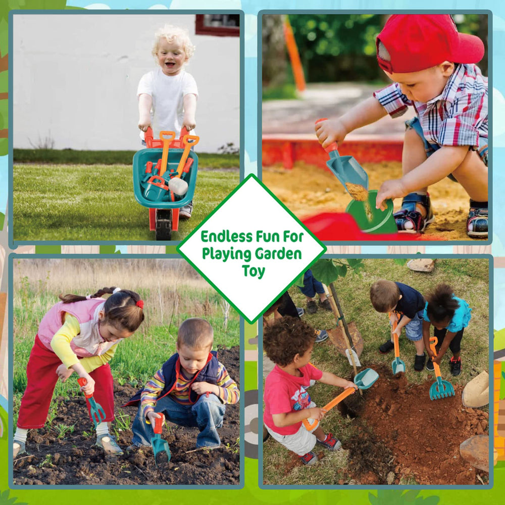 unanscre gardening tool set pruner toy for safe garden maintenance in kids' play