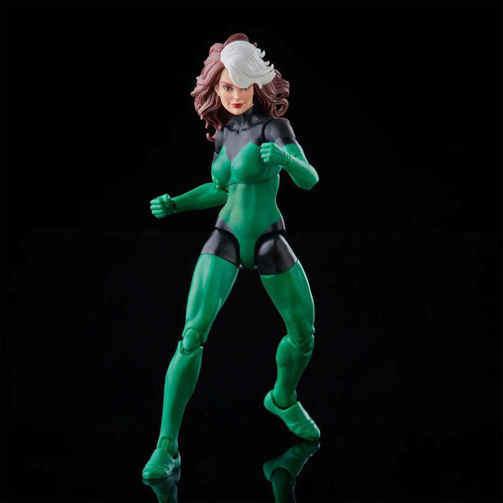 Uncanny X-Men inspired Rogue deco detail enhances collector display quality.