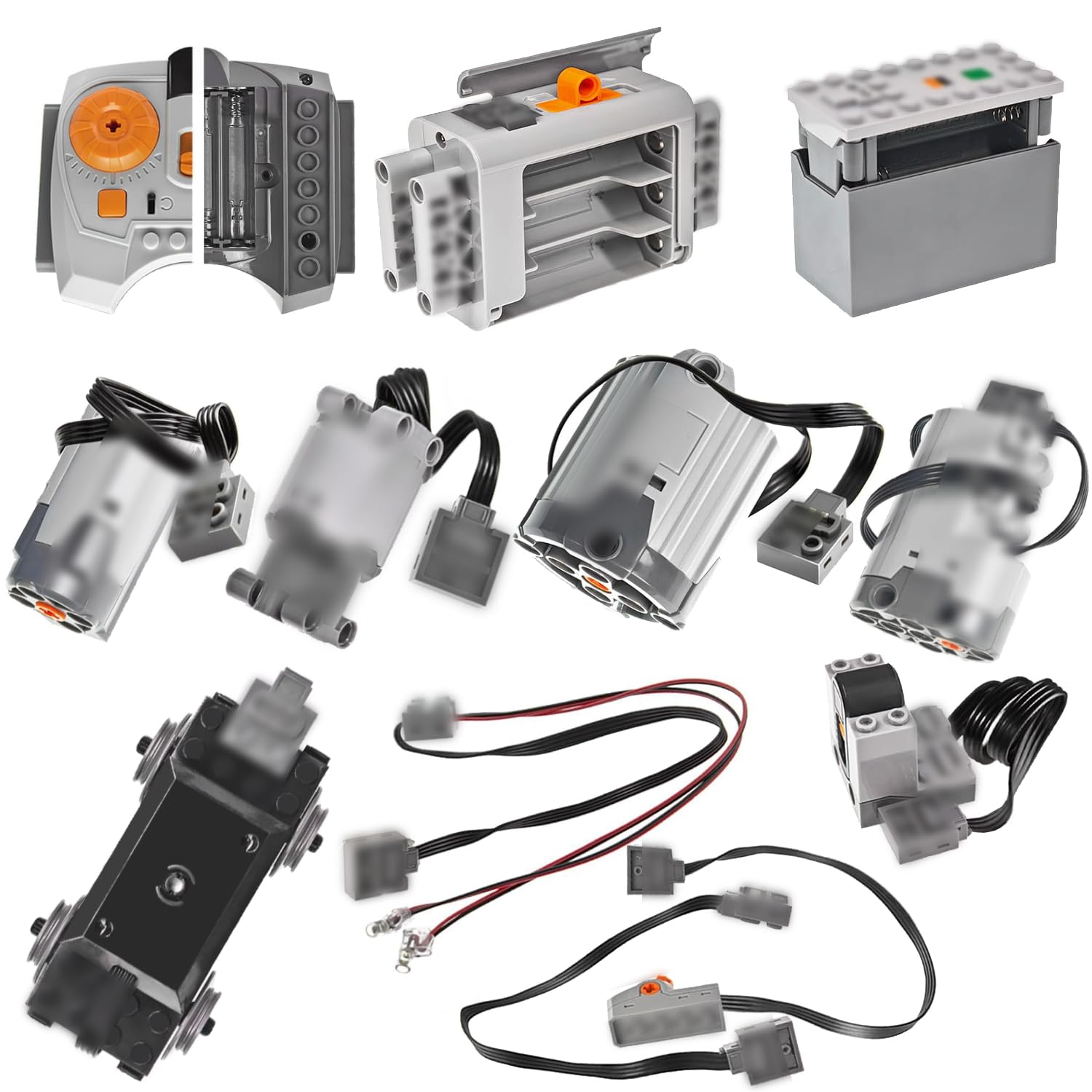 UNCLE BRICK remote control for 12-in-1 power set enables smooth builds.