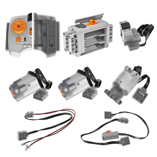 UNCLE BRICK remote control powering dynamic motorized builds for creativity
