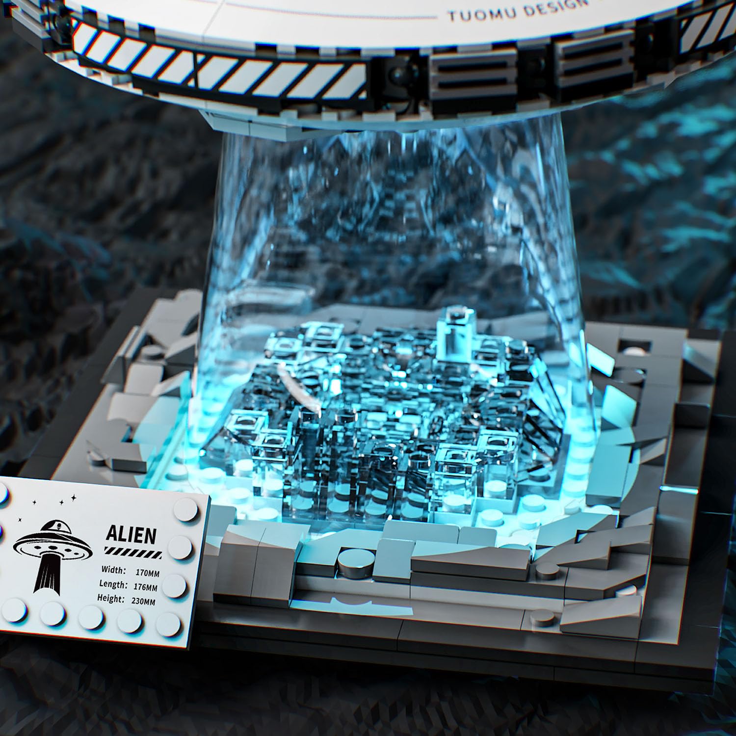 UNCLE BRICK Alien Figure Detail adds character and storytelling opportunities