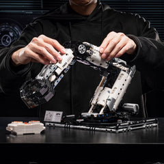 UNCLE BRICK arm chassis with near 360 degree rotation offers versatile maneuvering