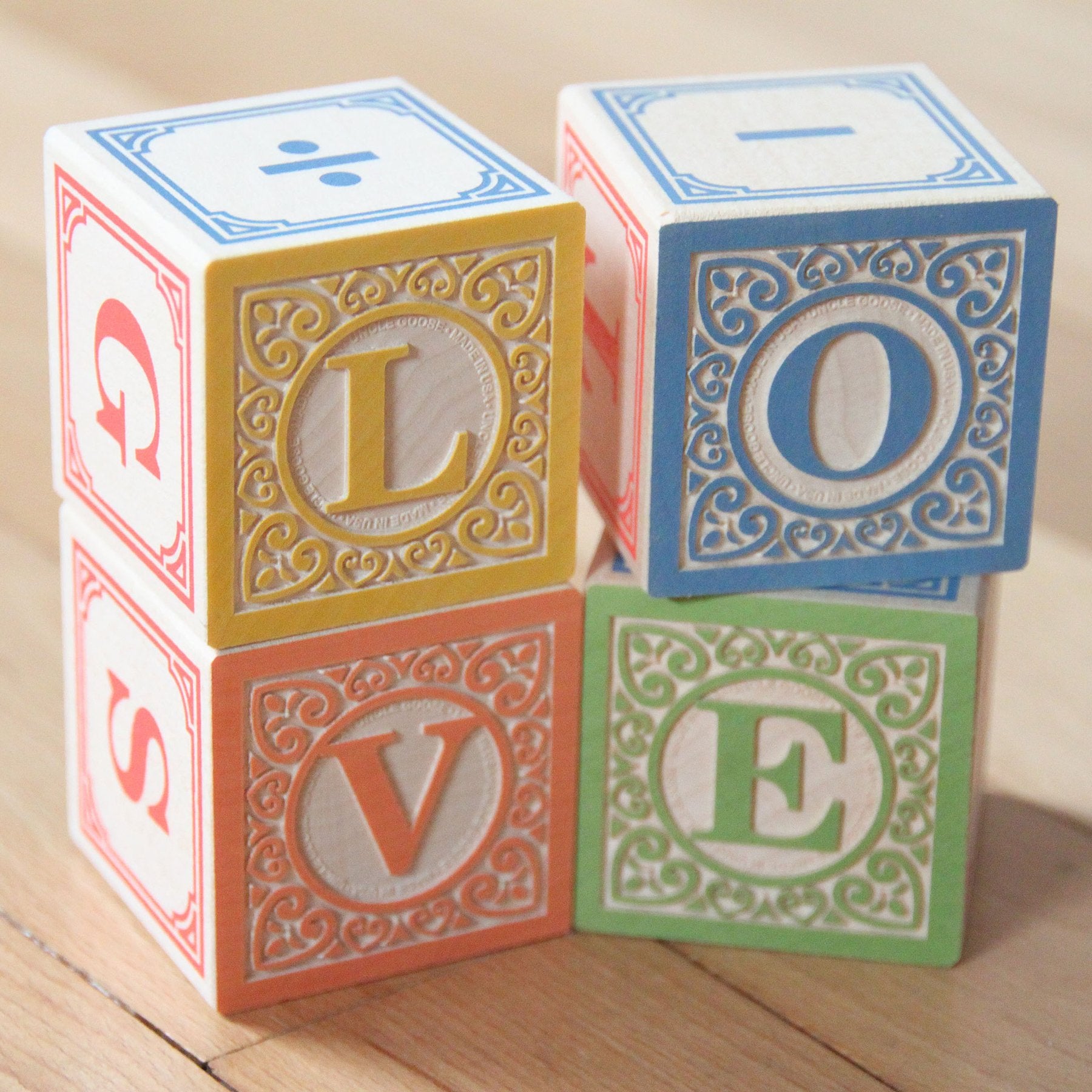 Embossed two-sided details offer texture for exploration and fine motor skills.