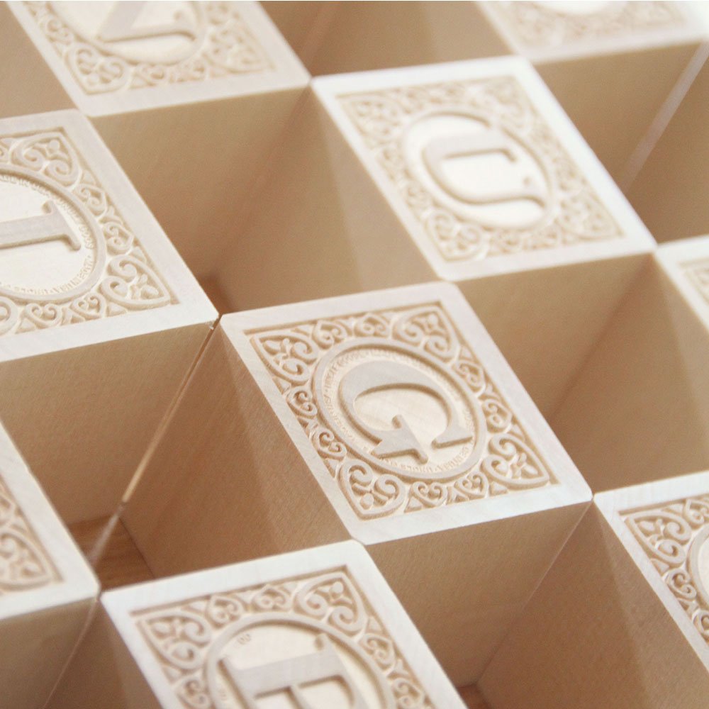 Uncle Goose Michigan basswood blocks crafted sustainably for durable, tactile play.