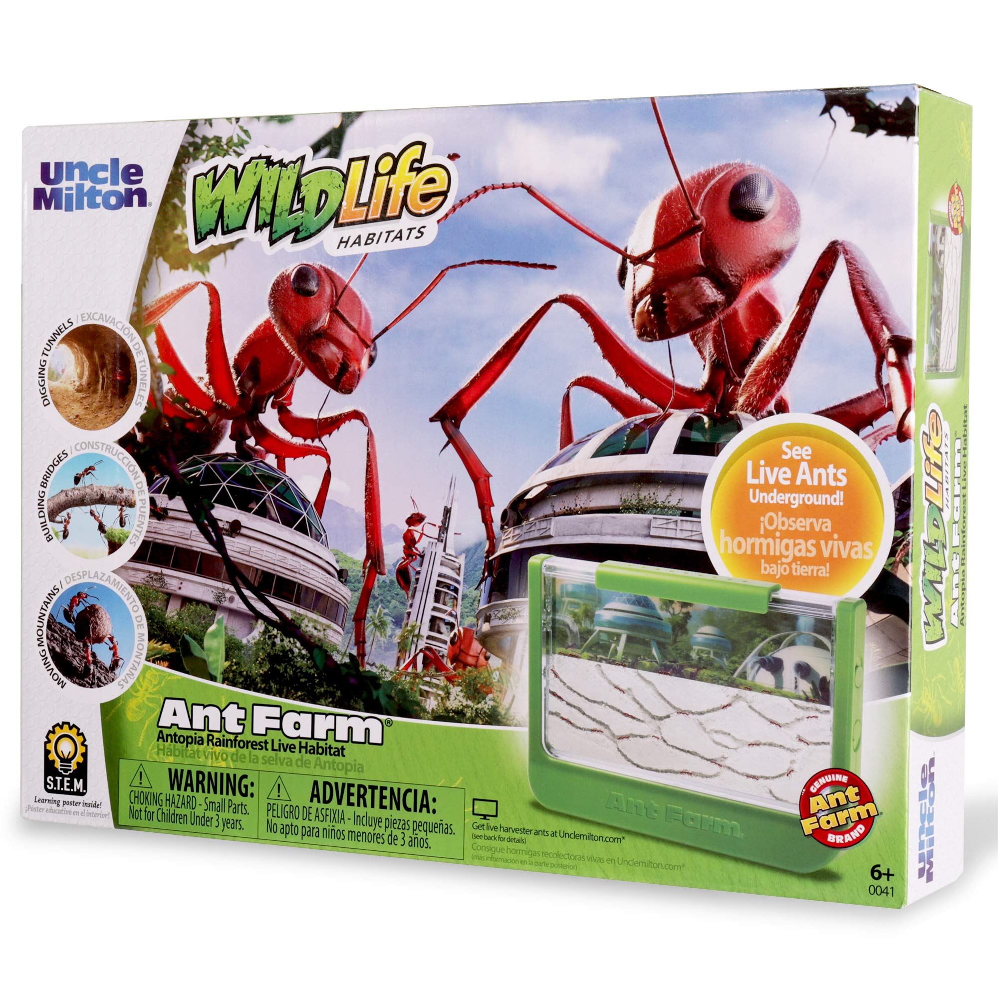 Uncle Milton Antopia Rainforest Habitat watcher guide preview invites curious minds to learn
