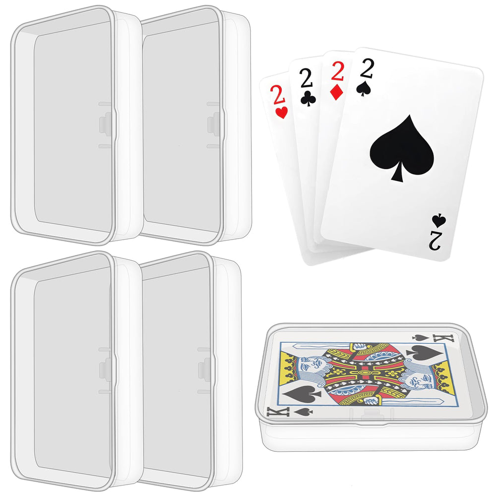 Uncle Yang blank card case with transparent box for quick card visibility.