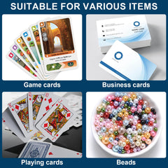 Uncle Yang clear plastic deck box for quick card selection during play.