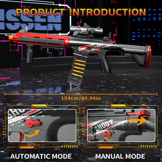 UNCLEKAISSEN 2-in-1 auto and manual mode demonstrated during rapid dart reloads.