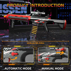 UNCLEKAISSEN 2-in-1 auto and manual mode demonstrated during rapid dart reloads.