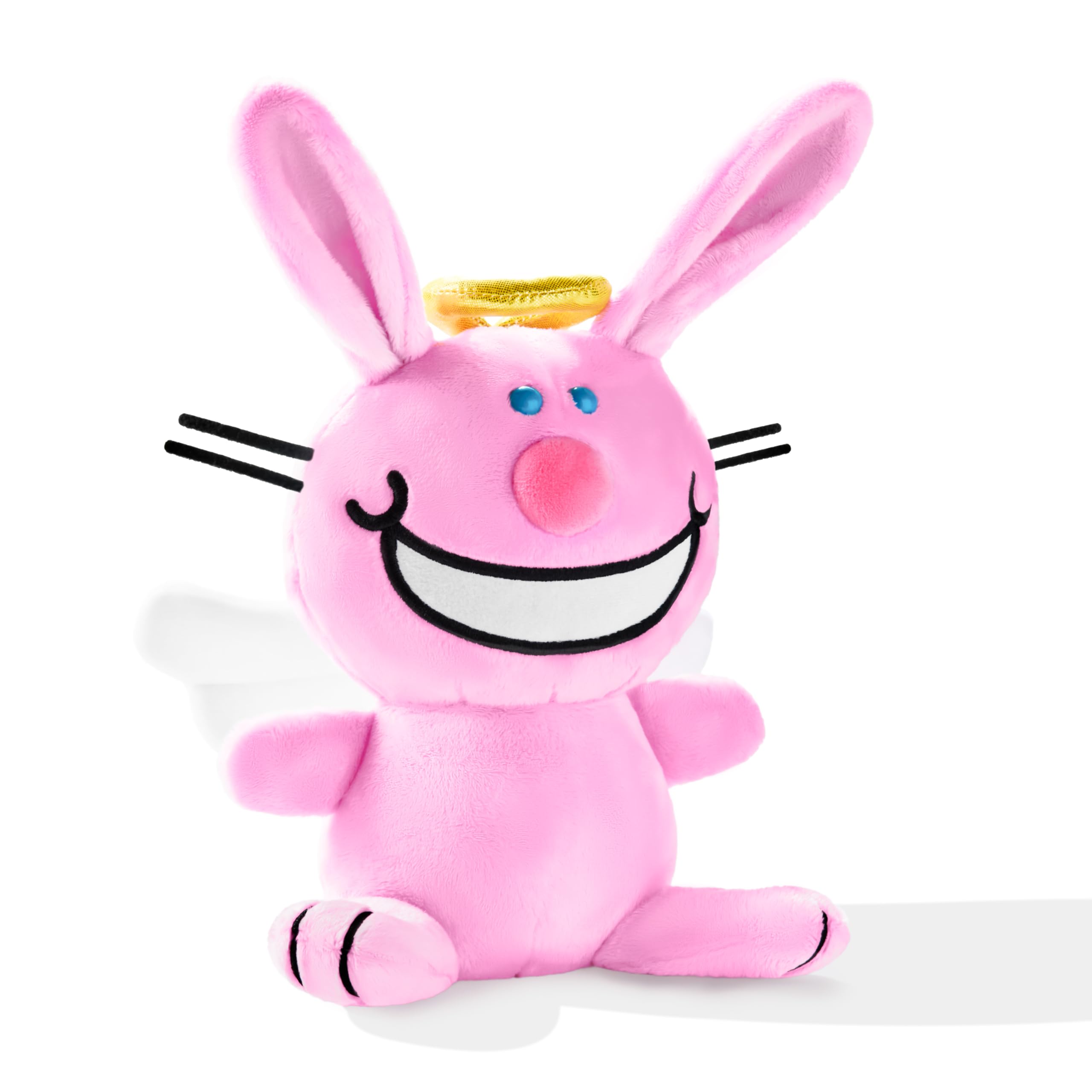 UNCUTE It's Happy Bunny Plush Angel with poseable ears for expressive play.