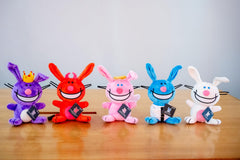 UNCUTE It's Happy Bunny Plush Angel offers five personalities to collect.