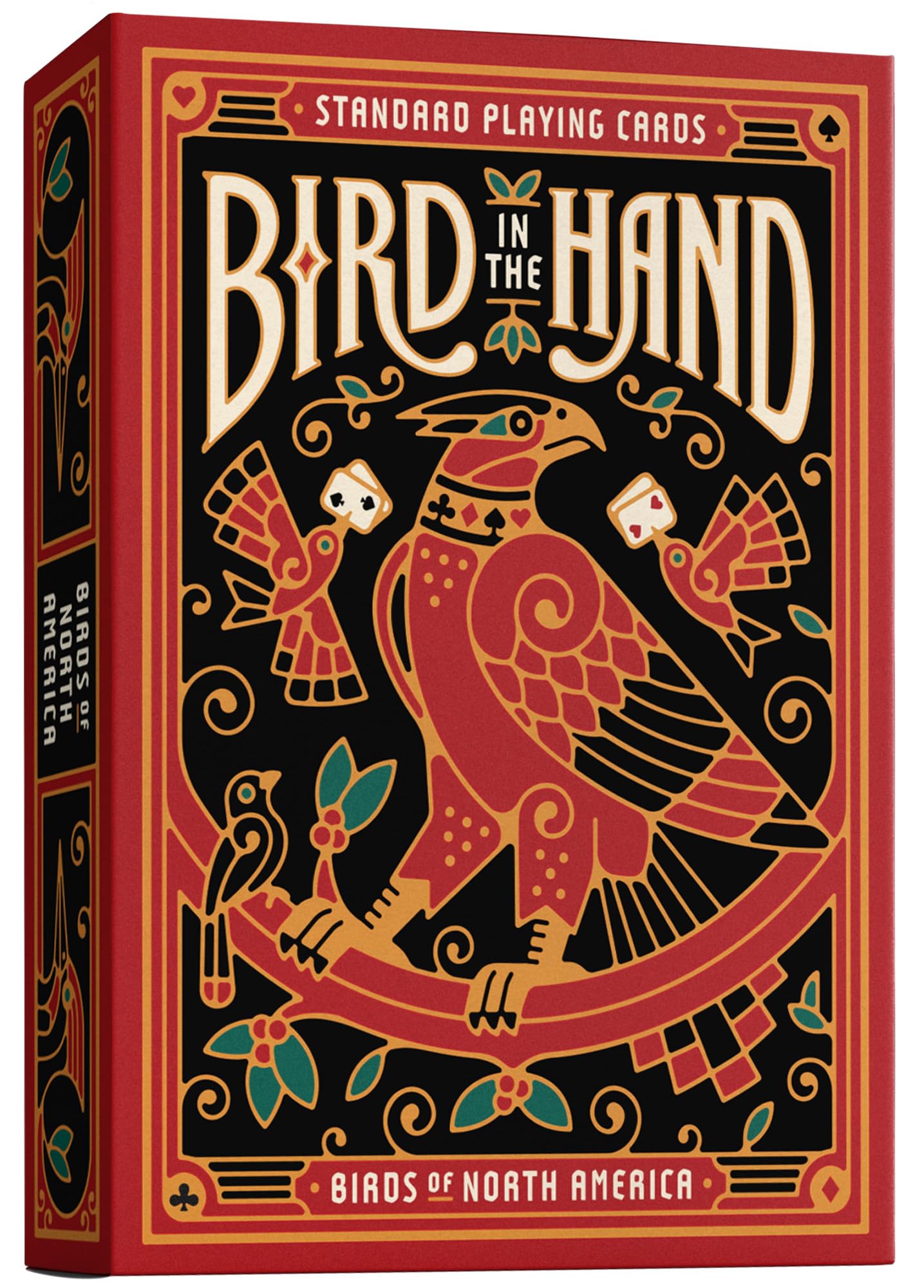 Underdog Games Bird in the Hand deck art card 01 with vivid bird illustration for display and gameplay.