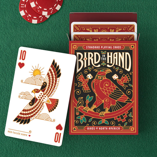 Underdog Games Bird in the Hand deck art card 02 celebrates unique species in bright colors for collectibility.