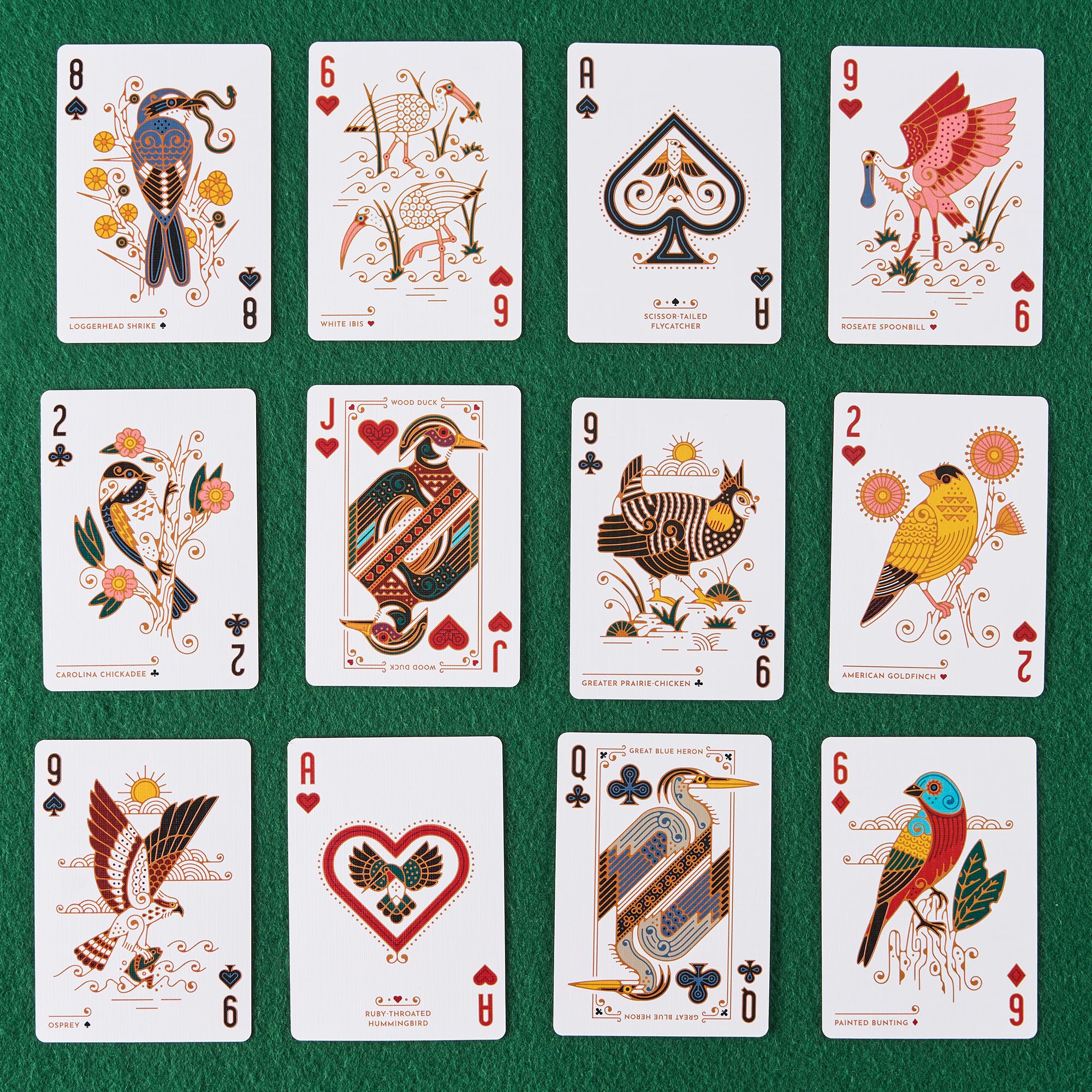 Underdog Games Bird in the Hand deck art card 05 exemplifies collectible quality and durable linen finish.