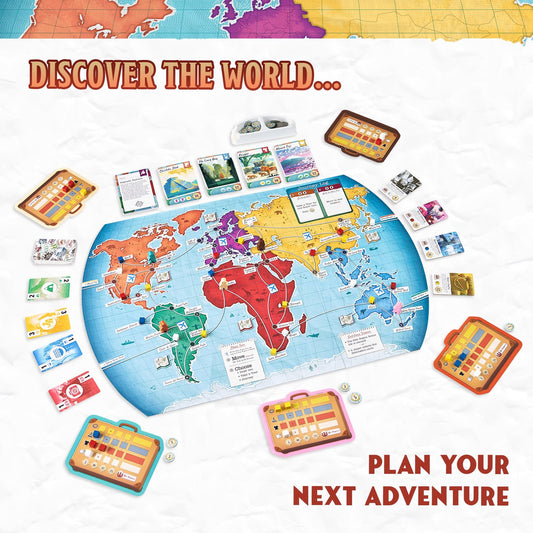 Underdog Games Trekking The World invites a cozy family game night around the table