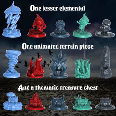 Underdusk air elemental figure powers quick, tactical engagements