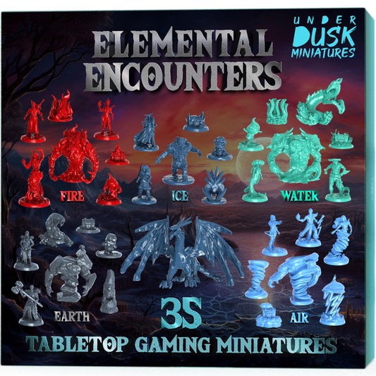 Underdusk fire elemental figure for dynamic encounters in your campaign
