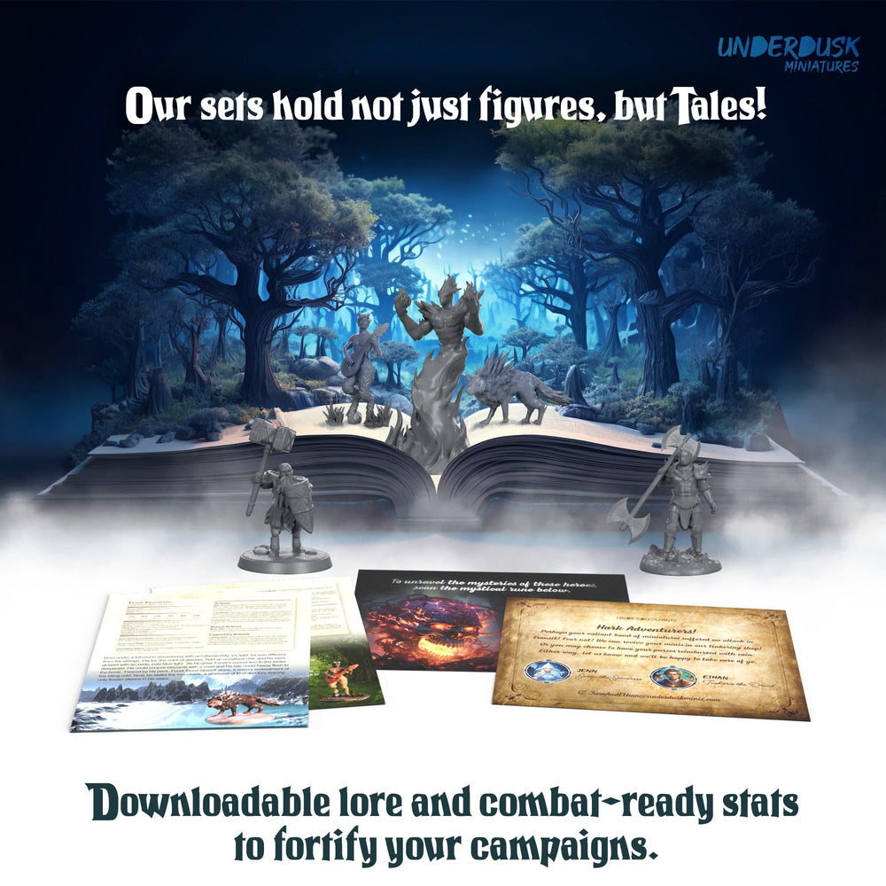 Underdusk Gluttony oversized boss figure for intense confrontations and strategic planning.