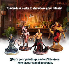 Underdusk Goblin to Hydra range miniatures provide diverse foes for encounters.