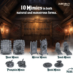 Underdusk mimic disguised-form miniature—adds surprise and tactical depth to dungeon crawls.