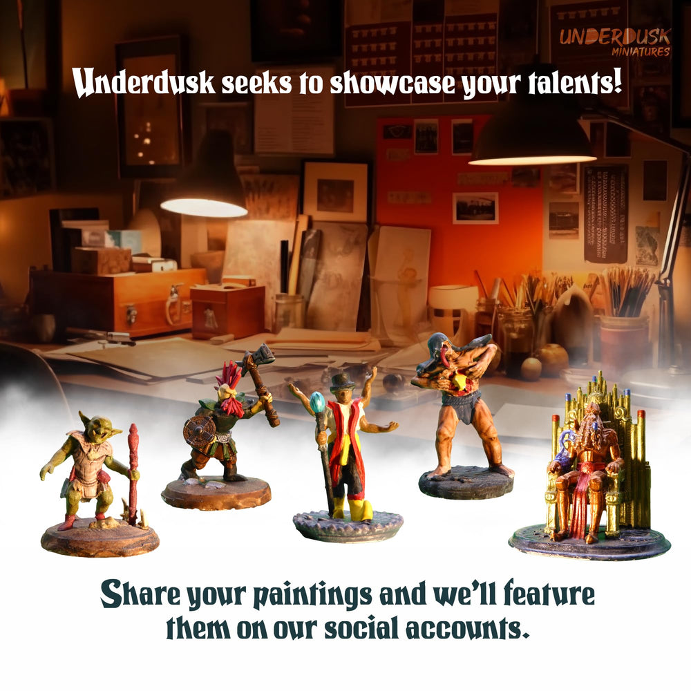 Underdusk Ominous Encounters boss figures group for climactic encounters