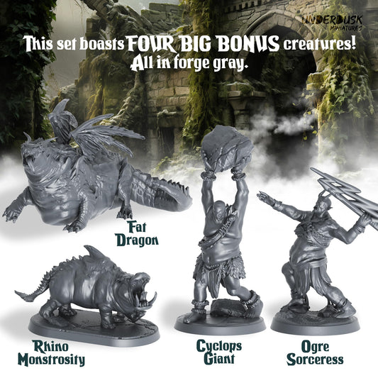 Underdusk Ominous Encounters ogre mage figure ideal for dramatic encounters