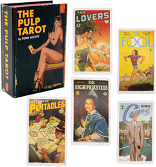 The Unemployed Philosophers Guild pulp tarot box front, ideal for display.