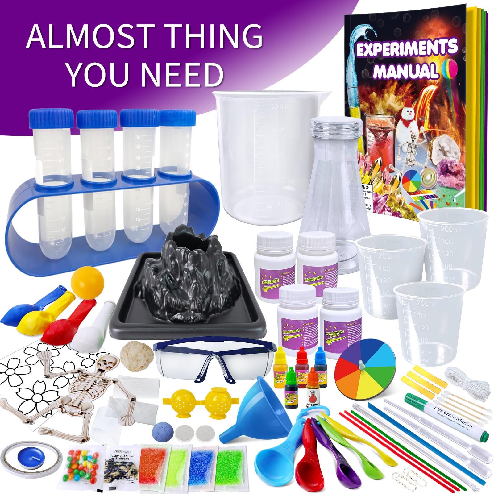 UNGLINGA 150 experiments bubble potion kit invites curiosity with everyday materials.