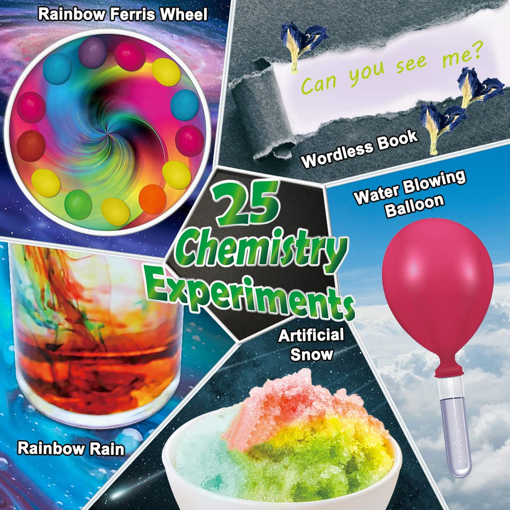 UNGLINGA 70 lab experiments crystal growing demo highlights hands-on chemistry basics