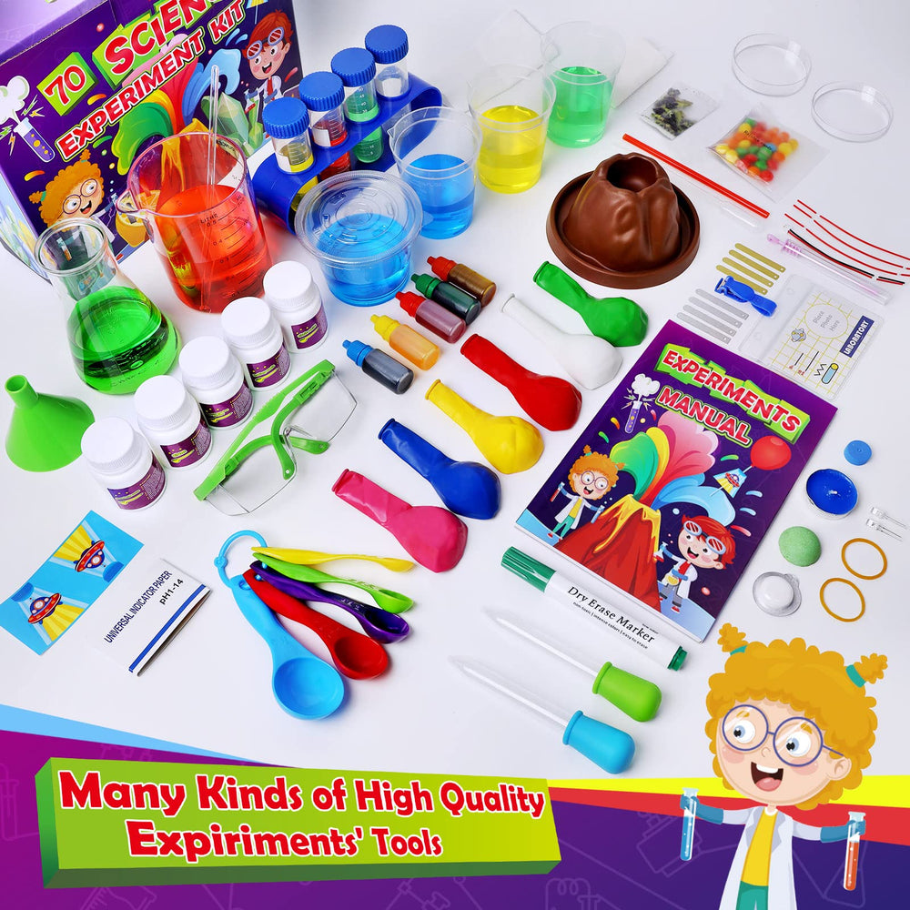 UNGLINGA 70 lab experiments kid using kit captures family collaboration and learning