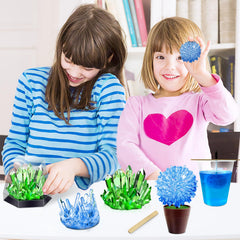UNGLINGA crystal plant demonstrates growth with vibrant crystals for science fun.