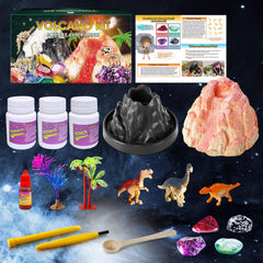 UNGLINGA erupting volcano kit dual-volcano setup highlighting chemistry concepts