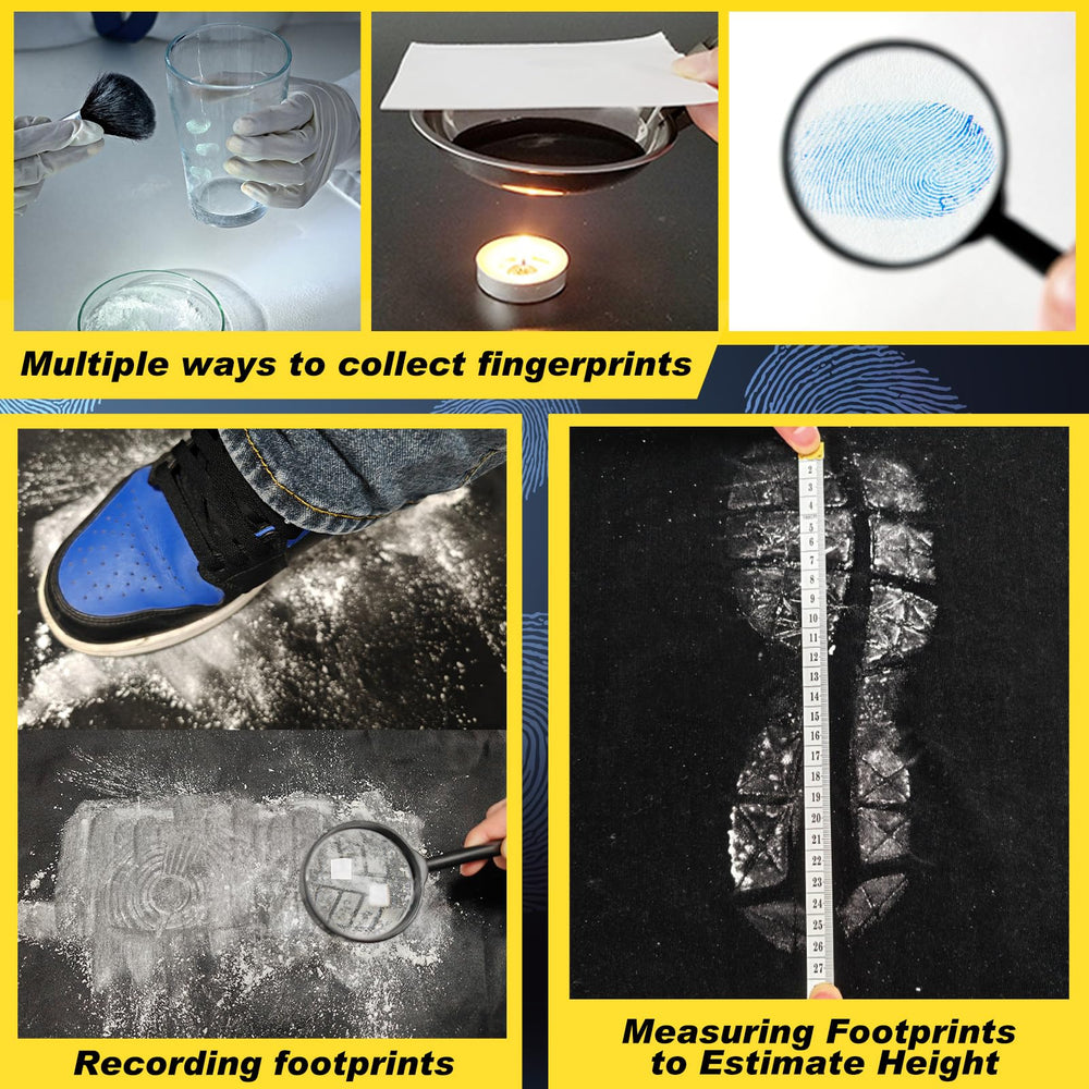 UNGLINGA fingerprint cards to practice clue collection and pattern recognition