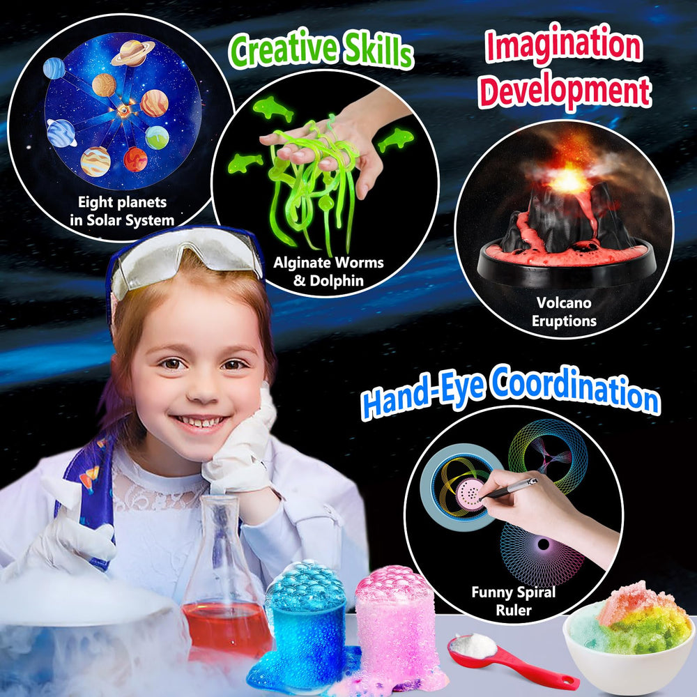 UNGLINGA learning-gift-pack image suggests ideal science gifts for holidays and birthdays.