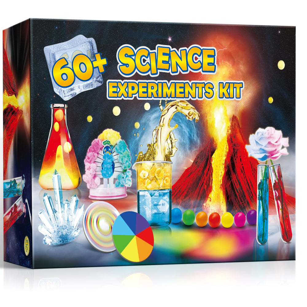 UNGLINGA volcano eruption experiment for hands-on learning and family science fun.