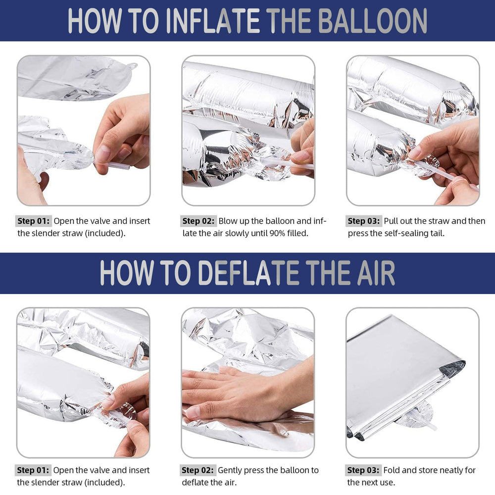 UniBirthLon 5m balloon chain for quick, tidy hanging setup