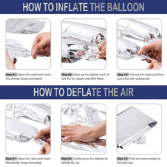 UniBirthLon 5m balloon chain for quick, tidy hanging setup