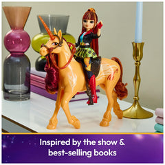 Unicorn Academy Cinder hair styling tool supports styling pretend grooming
