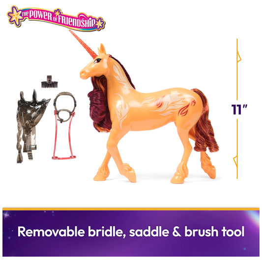 Unicorn Academy Cinder removable bridle for customizable play sessions