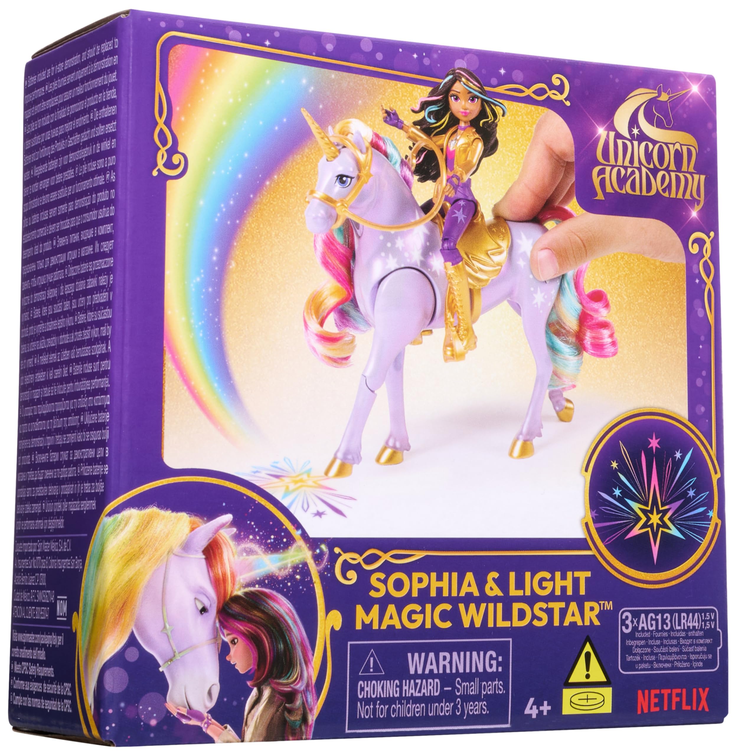 Unicorn Academy Sophia gift pack suitable for fans aged 4 and up.